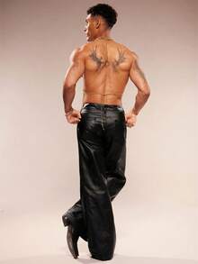 FeverCity Men's Casual Sexy Metal Chain Sleeveless Halter Neck Tank Top, Spring/Summer - Gold - View 6