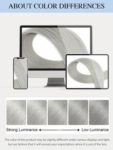 50g 20 miếng băng dính 100% tóc thật dùng cho salon, màu xám bạc, băng dính vô hình liền mạch mượt mà dùng cho tóc thật thẳng, tóc lâu trôi và phần đuôi tóc dày, kẹp tóc hình hoa dùng cho trang phục Halloween - SGray - Xem 15