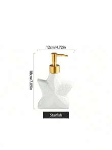 1 Piece Of High-Grade Simple Luxury Bathroom Ceramic Lotion Bottle Separate Bottle Bath Gel Shampoo Separate Bottle - White - View 13