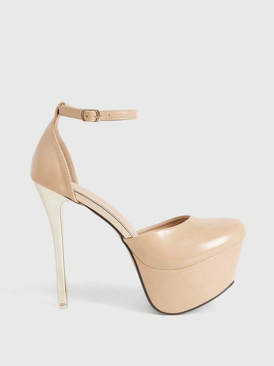 CUCCOO LuxiPop Women's Fashionable Sexy Waterproof Platform High Heel Pumps