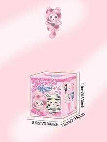 POKOJA LAND 盲盒（非毛绒填充），1个热门“温馨小屋小熊”系列盲盒玩偶，毛绒连帽角色玩偶，包含6款常规款式和1款隐藏惊喜，具有纹理饰面、心形吊坠和珍珠点缀的收藏艺术玩具，是桌面摆件、家居装饰和冬季派对礼品的理想之选，也是馈赠亲朋好友的完美节日礼物，更是收藏家和爱好者寻找温暖迷人装饰品的绝佳情人节礼物。 - 潮玩盲盒 - 查看 5