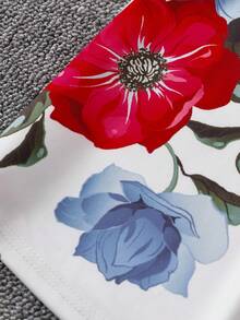 INAWLY 女士优雅露背无袖印花连衣裙，夏季 - 彩色 - 查看 4