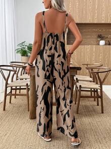 Faunlyn 女士休闲简约连体裤，春夏百搭 - 彩色 - 查看 2