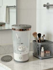 SHEIN 三合一自动化妆刷清洁烘干机 - 适合化妆爱好者 - 彩色 - 查看 10