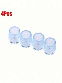 4/8/12/16 件装硅胶椅腿套，防滑圆形家具脚套（硅胶材质富有弹性），适用于抛光金属表面，地板保护垫 - 彩色 - 查看 8