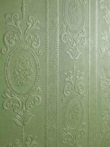 Cirelle 1m Removable 3D Wall Paper - Waterproof & Mold Resistant, Self-Adhesive Rococo Pattern Wall Sticker For Living Room & Bedroom, Instant Home Makeover Gift - Multicolor - View 2