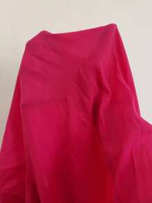 Swim Vcay Summer Beach Tassel Knot Side Cover Up Skirt - Hot Pink - View 5