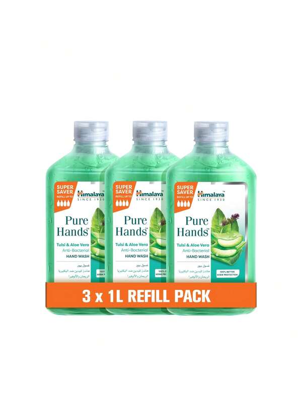 Himalaya غسول اليدين بالريحان والصبار 3 * 1000 مل