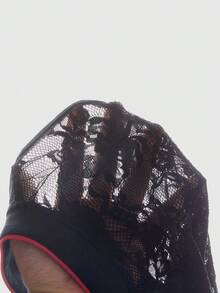 ROMWE J-Fashion Chinese Style Mandarin Collar Lace Trim Women Vest - Black - View 5