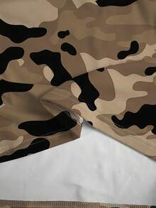 Manfinity 男士极简印花圆领短袖T恤 - 彩色 - 查看 6