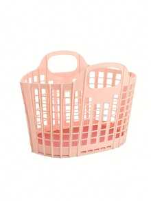 1PC/2PCS Portable Shower Basket, Foldable Hand-Held Basket, Toy Storage Basket, Clothing Storage Basket, Bathroom Storage Basket, Dirty Clothes Basket - Multicolor - View 6