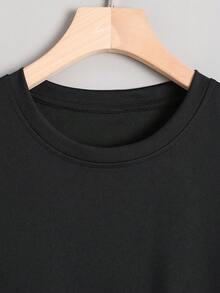 Manfinity Dauomo Męska letnia koszulka z krótkim rękawem i okrągłym dekoltem z nadrukiem