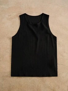 Manfinity VCAY Áo ba lỗ nam cổ tròn màu trơn dáng rộng, bộ 3 áo ba lỗ nam casual, áo ba lỗ đi biển mùa hè cho nam, áo ba lỗ phối sọc dọc, áo lót đen trắng cơ bản, áo thun tập gym thoải mái, áo ba lỗ cổ tròn mặc hàng ngày, bộ áo ba lỗ nam thời trang in họa tiết, bộ 3 áo ba lỗ nam - áo ba lỗ phối sọc và màu trơn đen trắng casual - bộ áo lót tập gym mùa hè, áo ba lỗ mềm mại phối sọc dọc và màu trơn thời trang cho bãi biển và mặc hàng ngày, quà tặng đơn giản thời trang cho chồng bạn trai, đi làm. - Nhiều màu - Xem 5