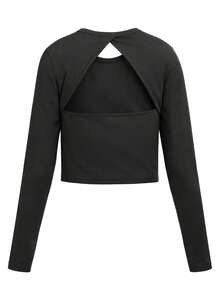Puma Women´S Long-Sleeved T-Shirt Black - Black - View 2