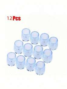 4/8/12/16 件装硅胶椅腿套，防滑圆形家具脚套（硅胶材质富有弹性），适用于抛光金属表面，地板保护垫 - 彩色 - 查看 10