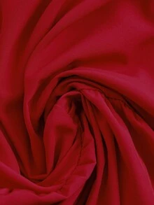 GlowEve Vestido de mujer con cuello asimétrico rojo, cintura ceñida y diseño de línea A, elegante y versátil para uso diario, ir al trabajo, citas, fiestas, Año Nuevo, negocios, primavera/otoño-invierno temprano - Rojo - Ver 6