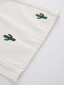 GlowEve Women's Simple Print White Jeans - Apricot - View 7