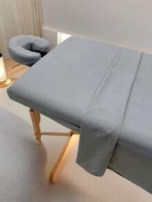Professional Salon Massage Table Cover Set 3 PiecesFitted Sheet Mattress Cover Pillowcase For Spa Clinic Beauty Parlor Commercial Hygienic Furniture Protection Supplies - Multicolor - View 5