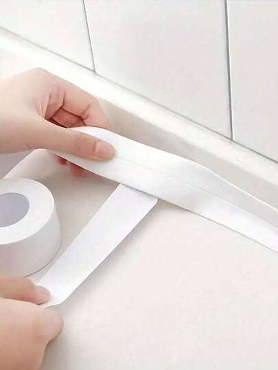 1 Cuộn băng keo chống thấm và chống nấm mốc dùng cho phòng tắm, dài 3,2m, dải băng keo tự dính dùng cho nhà bếp và phòng tắm, chống ẩm cho phòng tắm, chất bịt kín trang trí bồn rửa nhà bếp.
