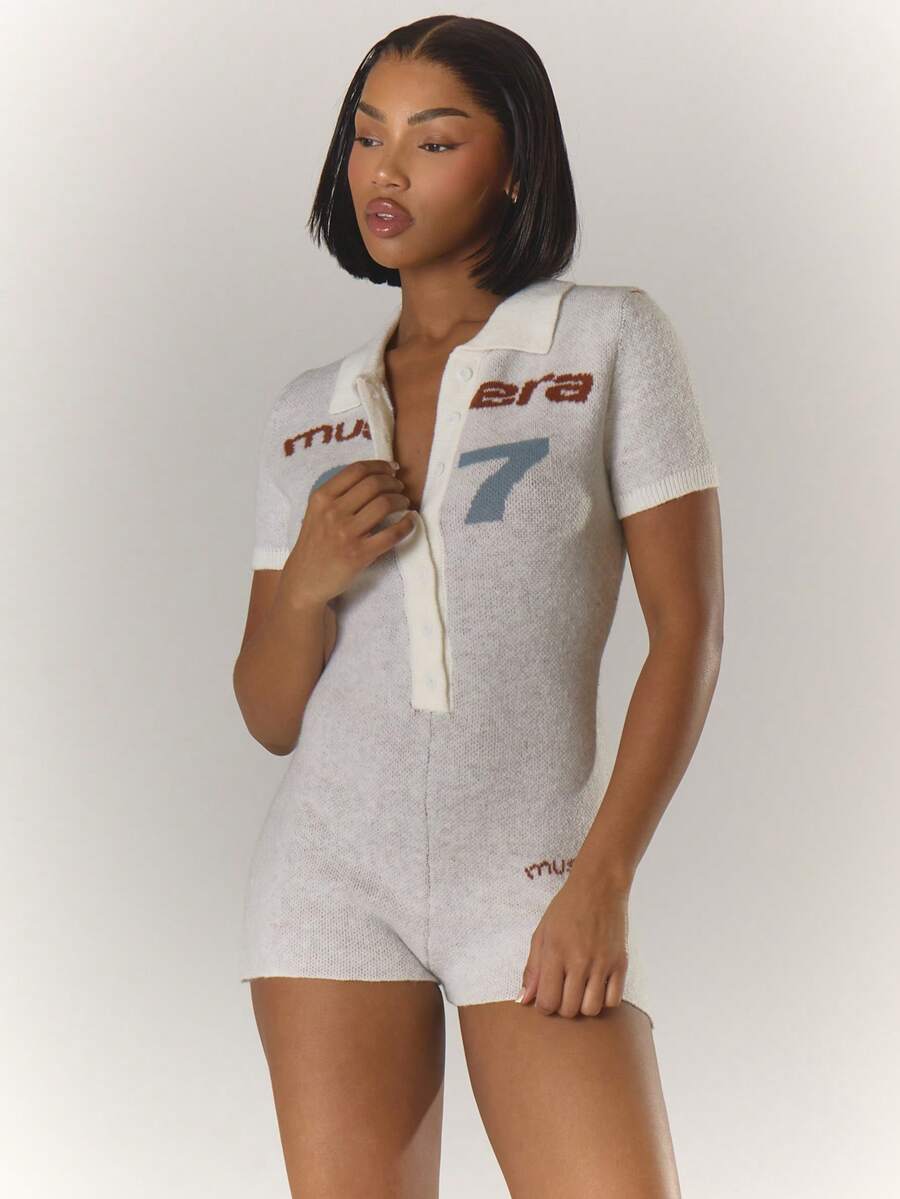 MUSERA Women Sweater Jumpsuits - Cream - View 1