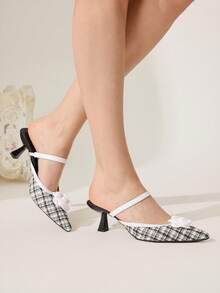 CUCCOO CHICEST Women's Elegant Commuter Pointed Toe Pumps With 3D Floral Decor Valentine's Day - Multicolor - View 10