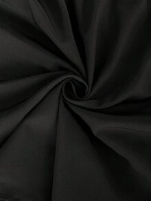 Vionelle 大码纯色收腰长袖梭织衬衫领连衣裙，秋冬黑色优雅连衣裙长袖领连衣裙大码黑色连衣裙领连衣裙女式大码连衣裙大码连衣裙大码黑色优雅连衣裙长袖黑色连衣裙女式黑色连衣裙黑色迷你连衣裙女式黑色连衣裙 - 黑色 - 查看 8