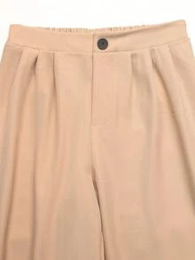 GlowEve 2 Stücke einfarbiges Lässig Hemd und Hose Set