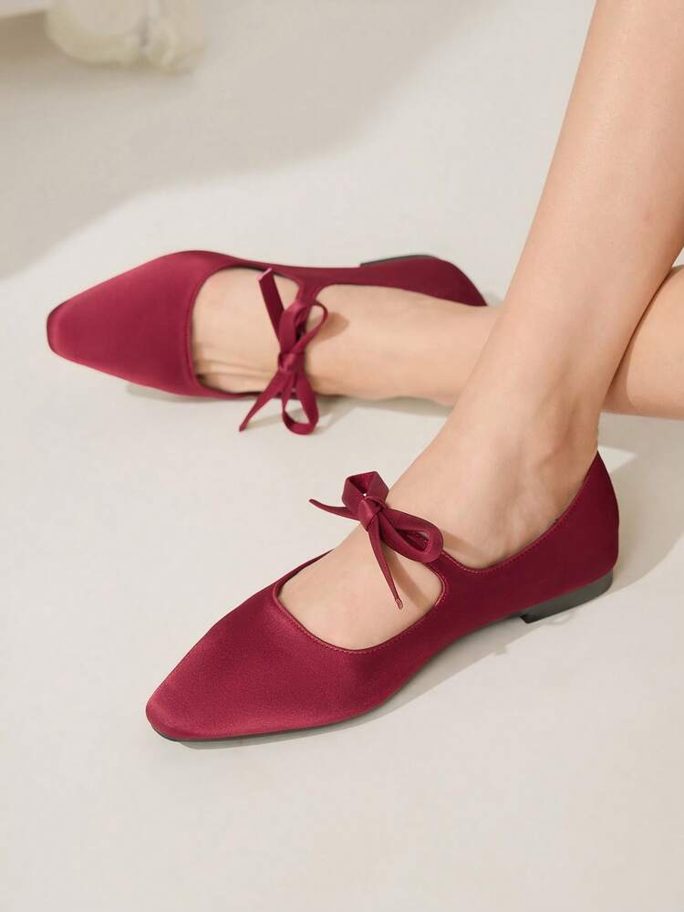 CUCCOO CHICEST Summer-Autumn New Buckle Detail Solid Color Pointed Toe Casual Comfortable Flat Shoes Summer Shoes Summer Break Easter Valentine's Day Elegant Shoes Wedding Shoes Summer Shoes Bride Shoes