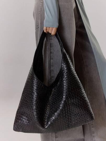 MUSERA Faux Leather Slouchy Shoulder Bag, Newest Fashionable Suede Bag For Women, Perfectly Matching With Fall Outfits Women Fall Clothes