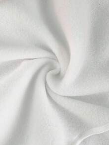 Resyla Women's Letter Print Drop Shoulder Long Sleeve Zip Front Casual Drawstring Sweatshirt