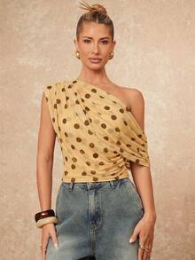 Lumalex 女士流苏性感连衣裙四季修身吊带裙，鸡尾酒会亮片女装 - 淡黃色 - 查看 4