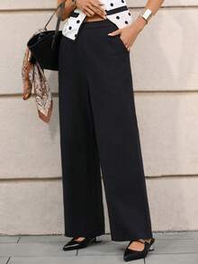 Editum Sleeveless Top And Pants Minimalist Commuting Elegant Linen Suit  Spring/Summer Work Wear Women Business Professional Women - Multicolor - View 4