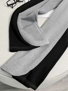 Franclia 修身常规公主线立领短袖开衫上衣 + 侧袋长裤 - 彩色 - 查看 6