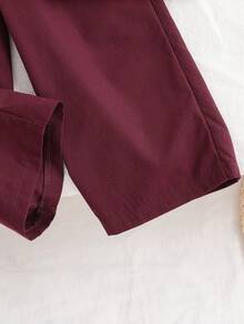 SHEIN Setelan Camisole dan Celana Panjang Lebar Motif Bunga Kecil Musim Panas untuk Anak Perempuan, Pakaian Seragam Keluarga yang Manis & Imut untuk Keperluan Sehari-hari di Luar Ruangan - MultiWarna - View 6