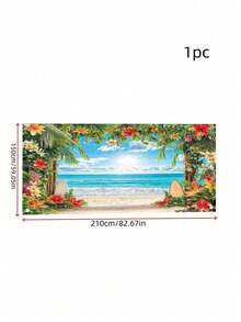 1pc Photo Prop, Birthday Party Backdrop, Decorative Hanging Cloth - Multicolor - View 9