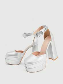 CUCCOO LuxiPop 女士高跟鞋 - 銀色 - 查看 5