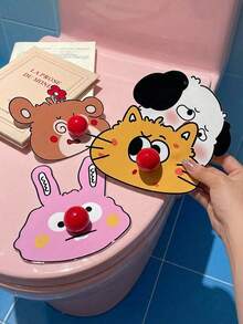 Joivida 1个马桶盖提手 家用浴室免接触翻盖式马桶座圈盖提手 卫生洁具开启器（款式配件随机发送）