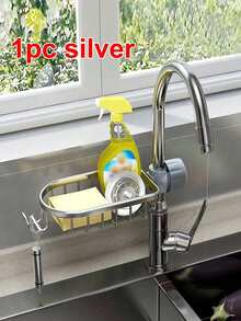 No Drilling Shower Rack - Space Aluminum Bathroom Storage Rack, Wall-Mounted Soap Rack For Shower, Toilet And Bathtub Storage - Multicolor - View 7