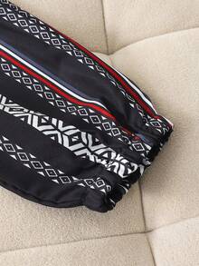 Baby Boy/Girl Unisex Infant Toddler 0-3Y Cartoon Print White Knit Crew Neck Short Sleeve T-Shirt & Elastic Waist Striped Woven Pants & Striped Woven Vest, Suitable For Casual Activities, Festivals, Evening Events, Spring/Summer Outdoor Leisure - Multicolor - View 8