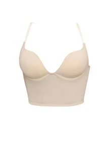 Women's Solid Color Short Camisole Tank Top, Suitable For All Seasons - Beige - View 6