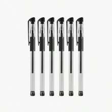 6pcs European Standard Neutral Pen Carbon Office Signature Pen 0.5mm Bullet Head Red Blue Black Student Stationery Back To School - Multicolor - View 7