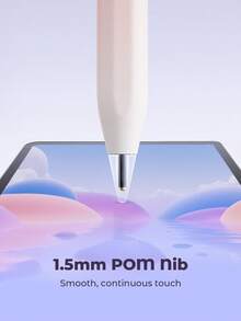 Teckwe 1pc Universal Capacitive Pen For Mobile Phones And Tablets, Active Pencil Touch Capacitive Pen, Suitable For IOS Android And IPad, Precise Touch, Smooth Writing High-End Stylus Pen Valentine's Day Gift - Multicolor - View 3