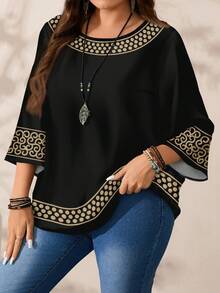 EMERY ROSE Blusa de mujer talla grande para verano, para vacaciones, salidas, conciertos de música country, top de verano lindo para mujer - Multicolor - Ver 7