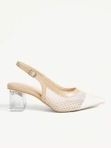 CUCCOO CHICEST Tacones altos de diseño con hebilla de punta fina, versátiles para uso diario - Albaricoque - Ver 7