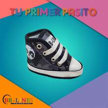 Tenis de Bebe deportivo tipo Bota - Gris Oscuro - Ver 2