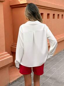 Flora Isola Flora Isola 标准尺码女士休闲爱心印花度假衬衫，春夏款 - 彩色 - 查看 2