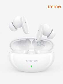 JMMO Wireless Earbuds, Earphone With USB-C For Fast Charging & ENC Noise Canceling Technology For Sports Music Women's Gift Creative Holiday Gift,Gaming Earphone Gifts,Must-Haves For Autumn And Winter - White - View 1
