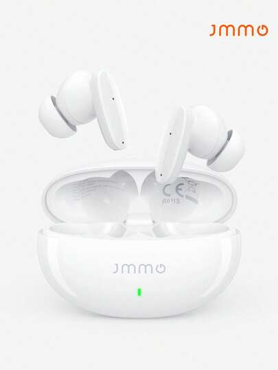 JMMO Wireless Earbuds, Earphone With USB-C For Fast Charging & ENC Noise Canceling Technology For Sports Music Women's Gift Creative Holiday Gift,Gaming Earphone Gifts,Must-Haves For Autumn And Winter