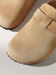Solecia Sepatu Flat Slip-On Kasual Modis dengan Desain Gesper untuk Wanita - Aprikot - View 7