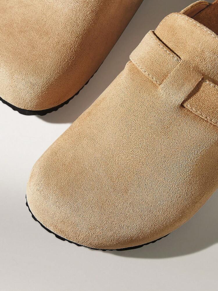 Solecia 女士搭扣设计休闲时尚平底鞋 - 杏色 - 查看 7